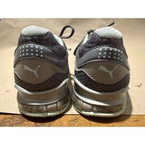 Size 7.5 Puma ILocell 1.0 gray & mint workout sneakers running shoes women's